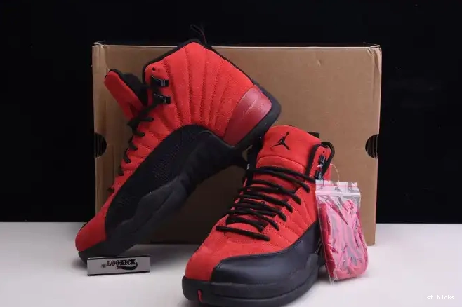 1st Kicks Shoes Jordan Retro CT8013-602 Flu 12 Air Game Reverse 0609
